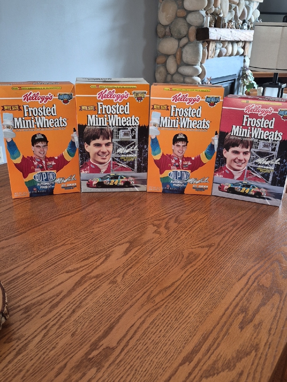 Kellogg's Frosted Mini-Wheats 1995 #24 Jeff Gordon Collectible Cereal Boxes